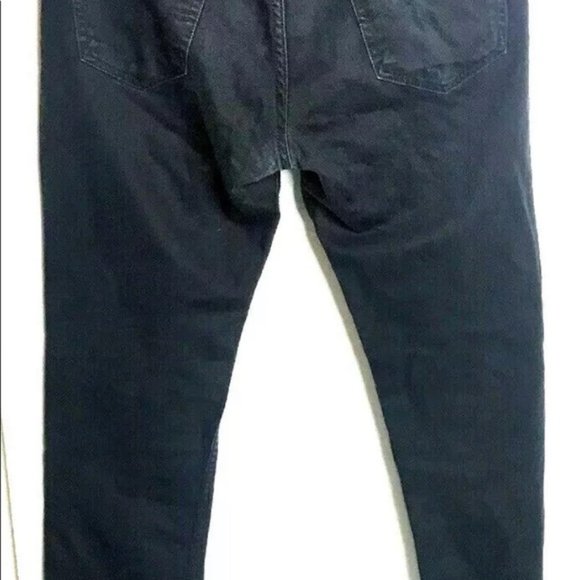 Men Black Levis Jeans Straight 540 Size 33 - Picture 3 of 4